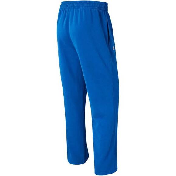 New Balance Mens Fleece Sweatpants Royal Blue With Pockets And Drawstrings Large - Picture 2 of 16